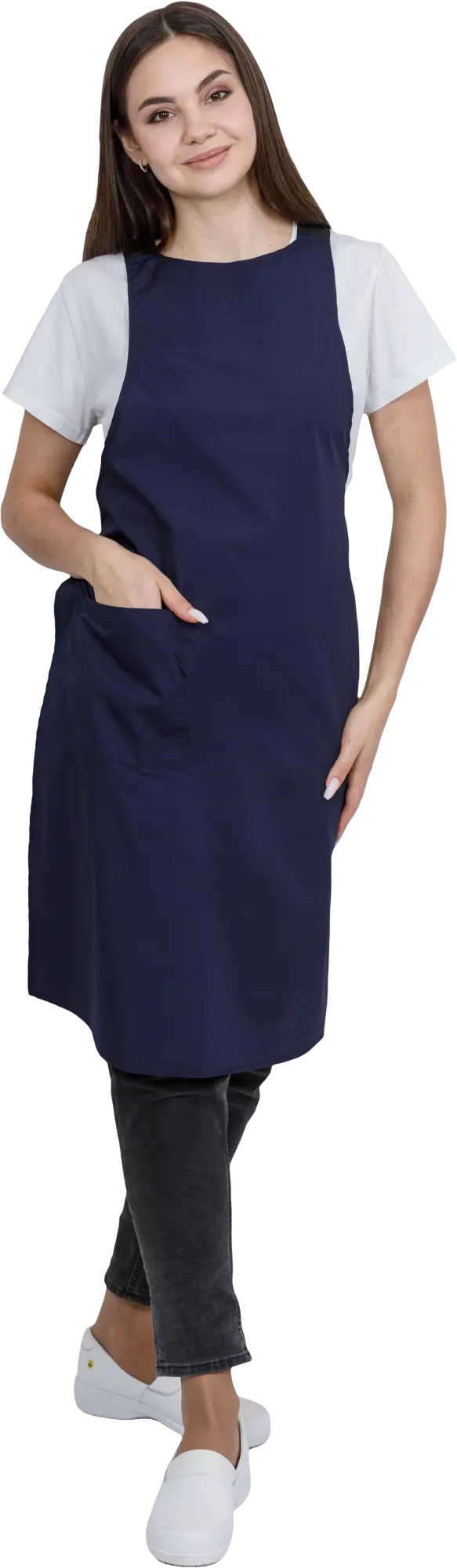 Фартук ЕВРО (т.синий)