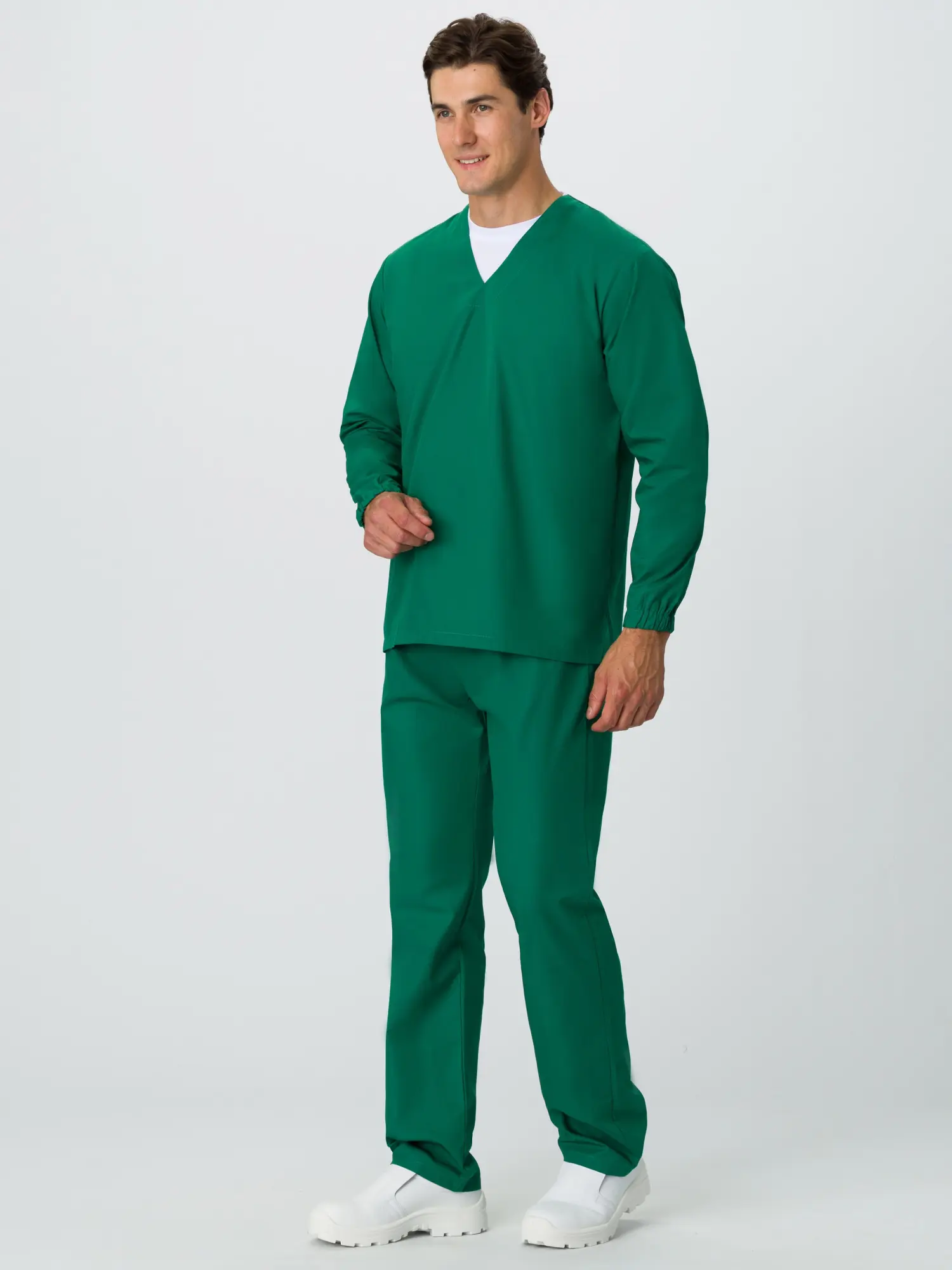 Костюм ХАССП-БАЗА с БР (т.зеленый)