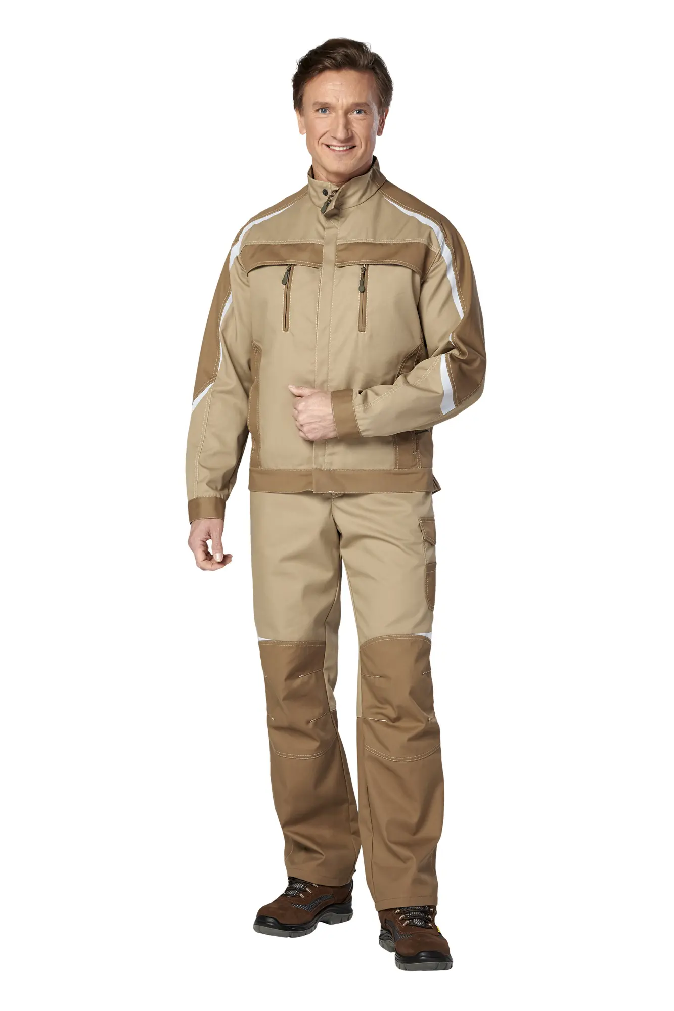 Костюм ФИЛИГИР с БР (бежевый/т.бежевый)