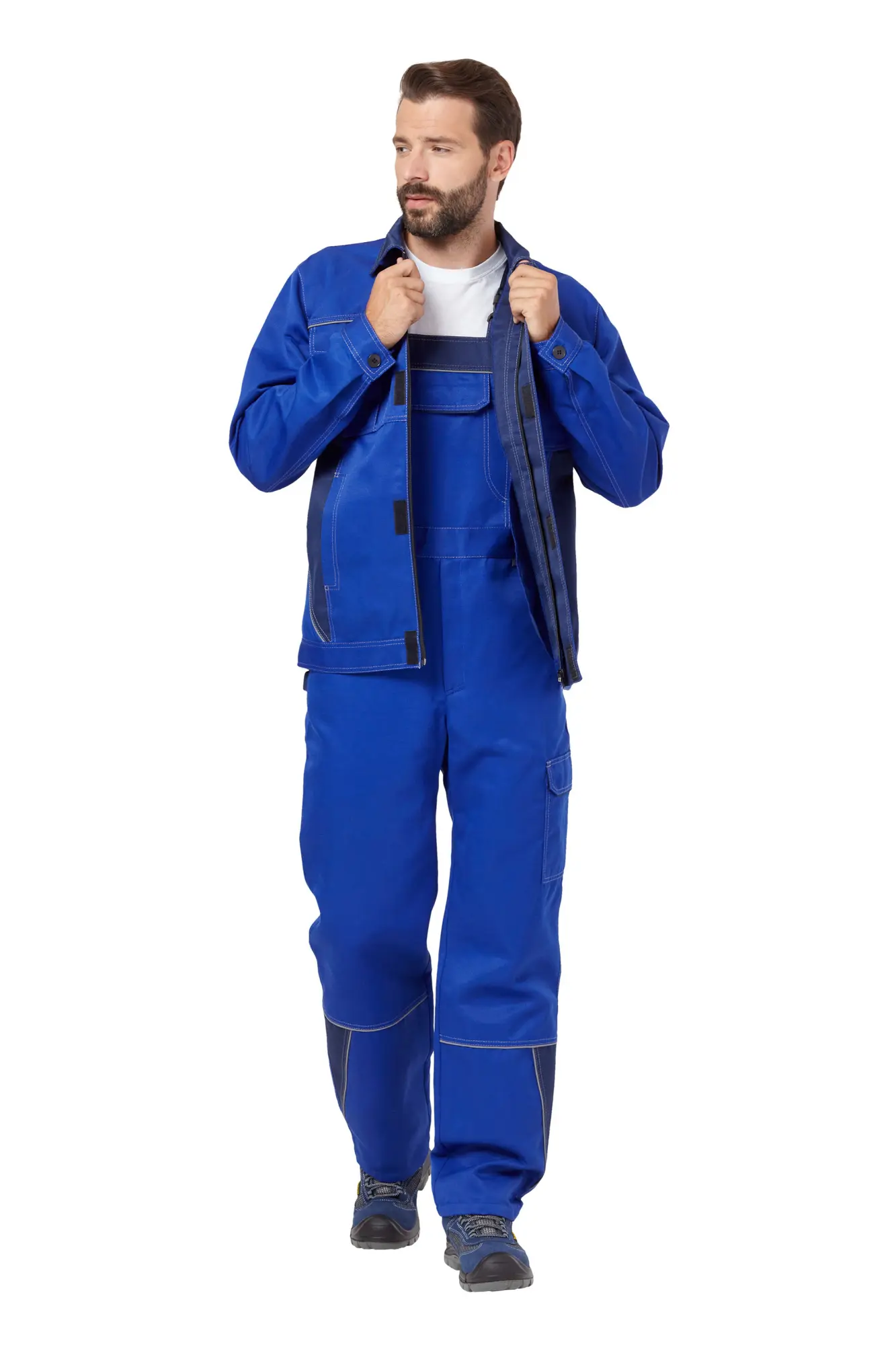 Костюм СТРАЙК 2 с ПК (василек/т.синий)