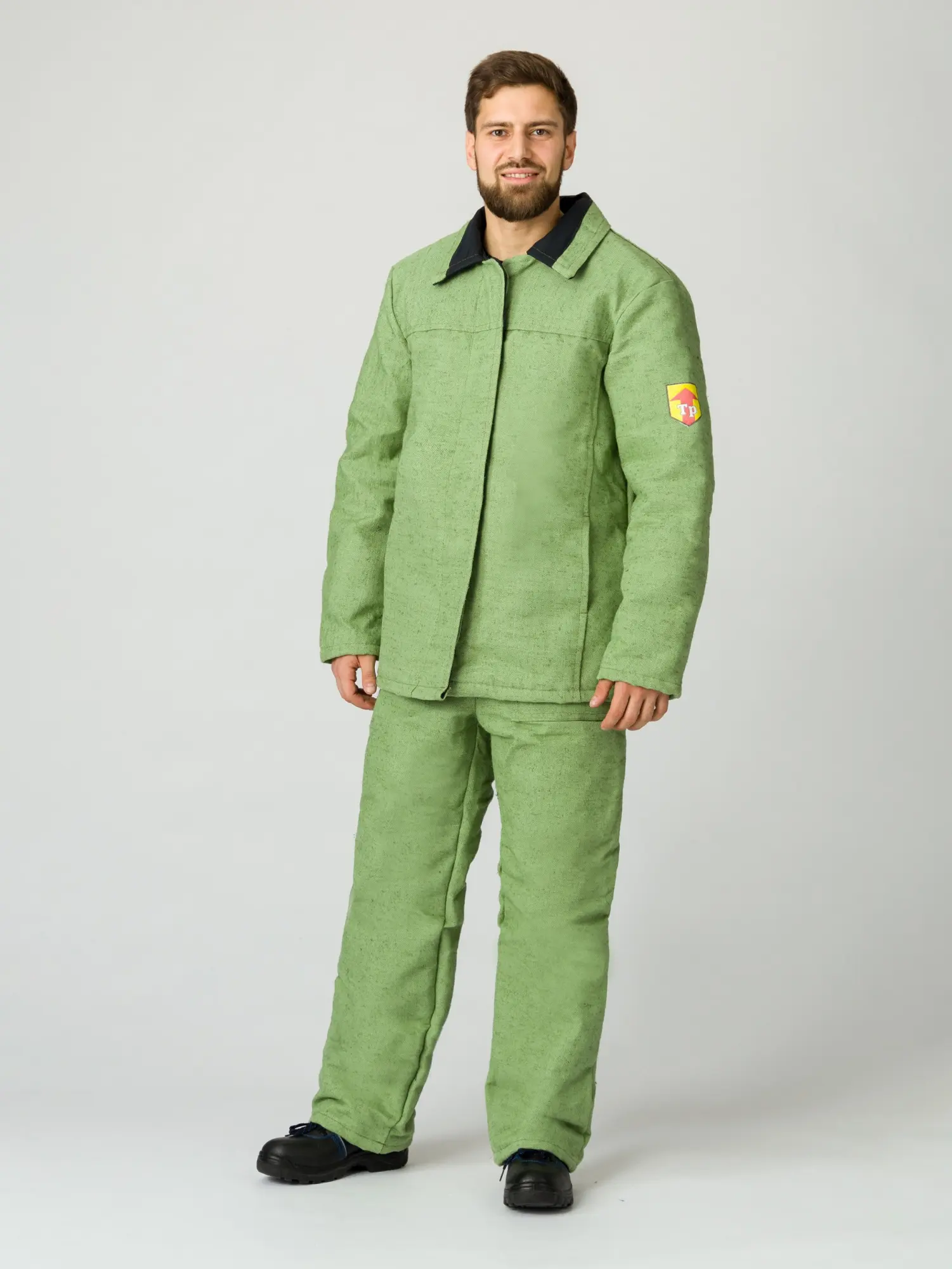 Костюм сварщика зимний 1 кл.защиты с БР (бежевый)