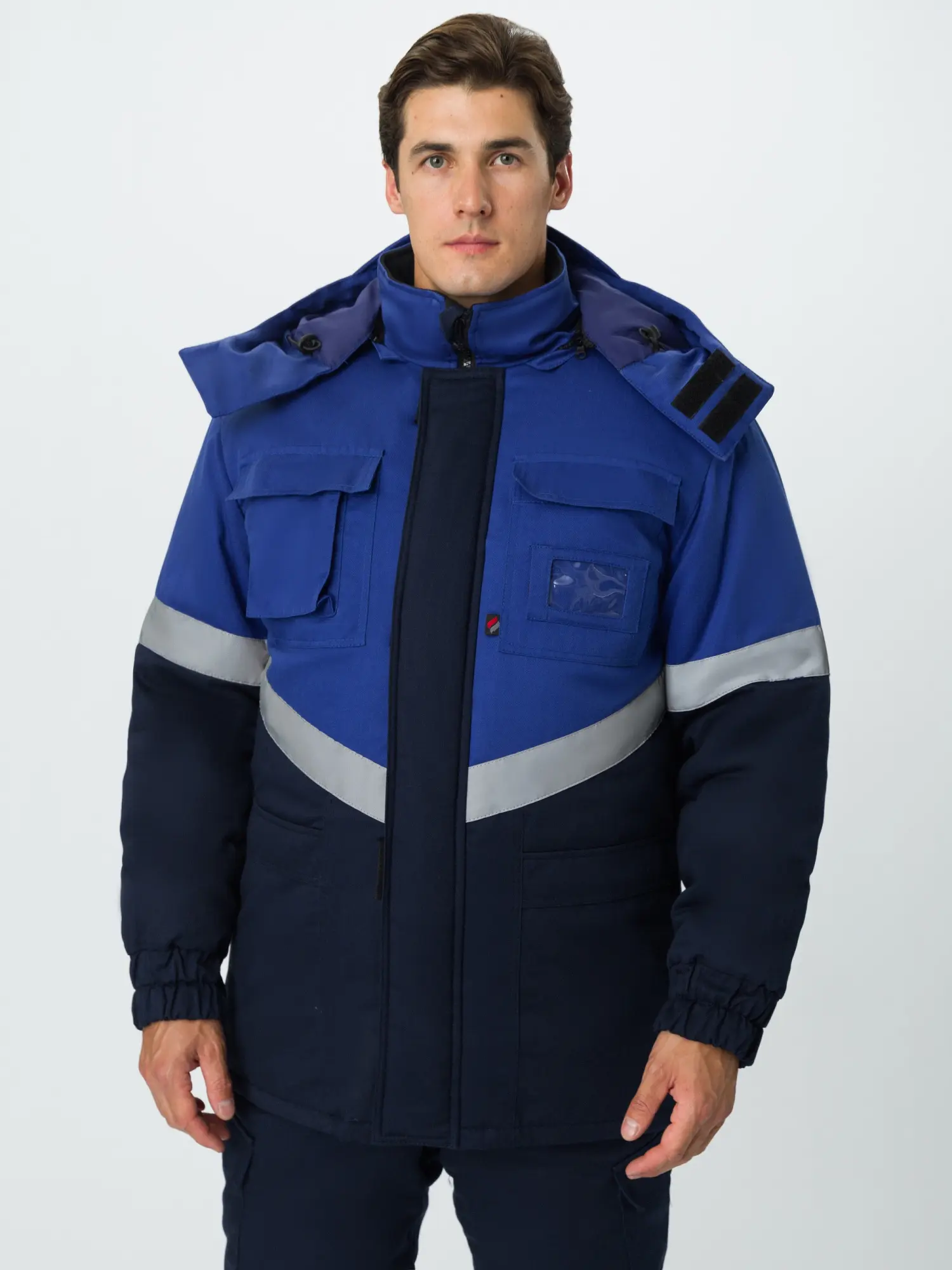 Костюм ЭКСПЕРТ-АНТИСТАТ МВО зимний с ПК (т.синий/васильковый)