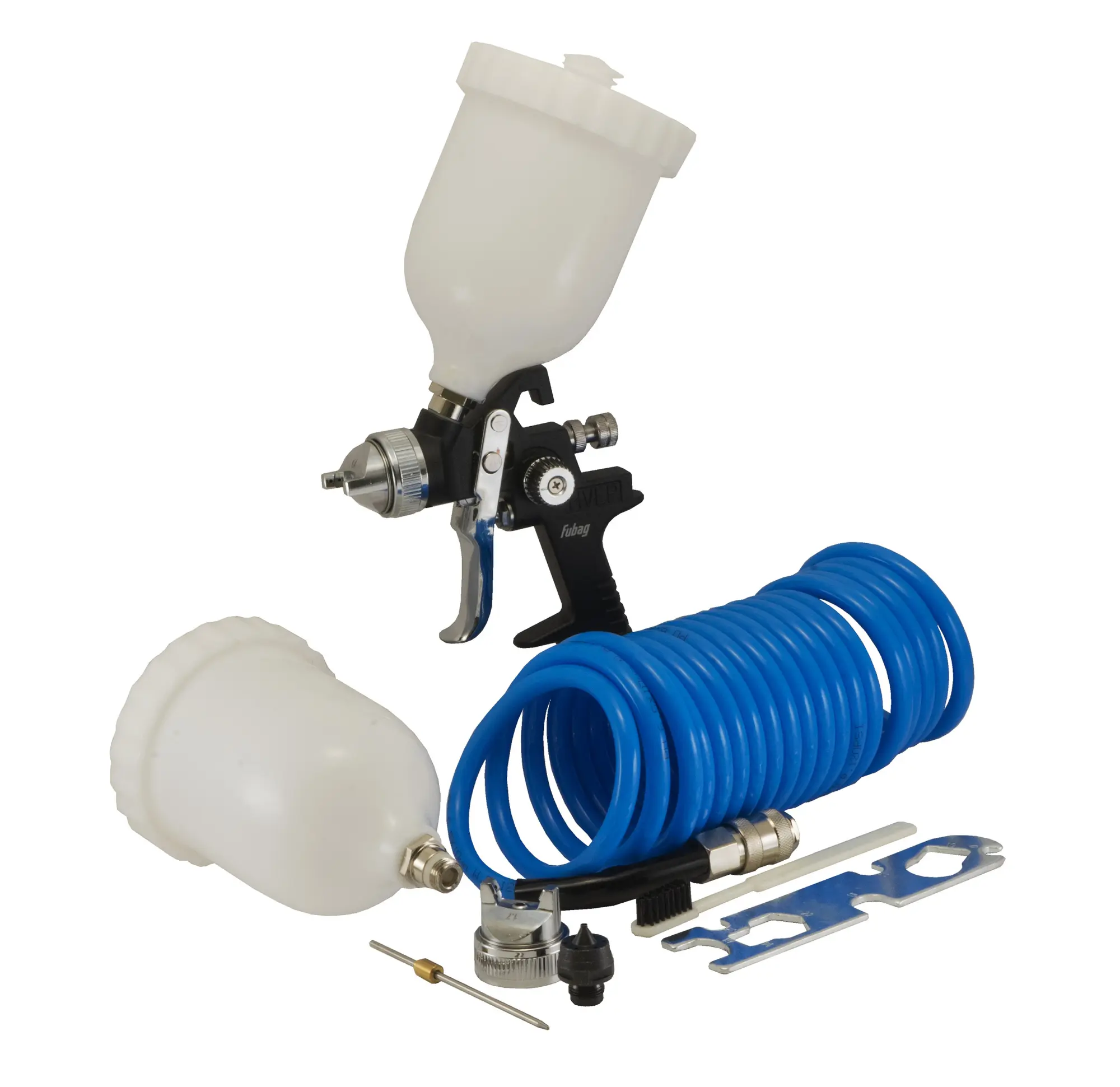 Набор пневмоинструмента FUBAG Basic G600 к/р с верхним бачком 4 предмета